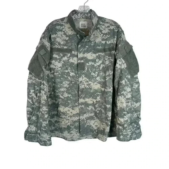 US Army Jacket Mens Size Medium‎ M Reg Digital Camo Military Combat Uniform Coat - Picture 2 of 9
